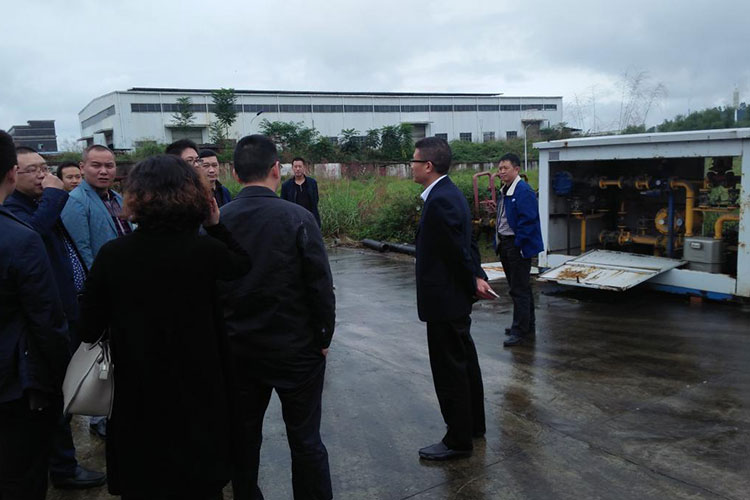 總經理彭濤一行到燃氣各子公司開展調研工作2 總經理彭濤一行到燃氣各子公司開展調研工作2